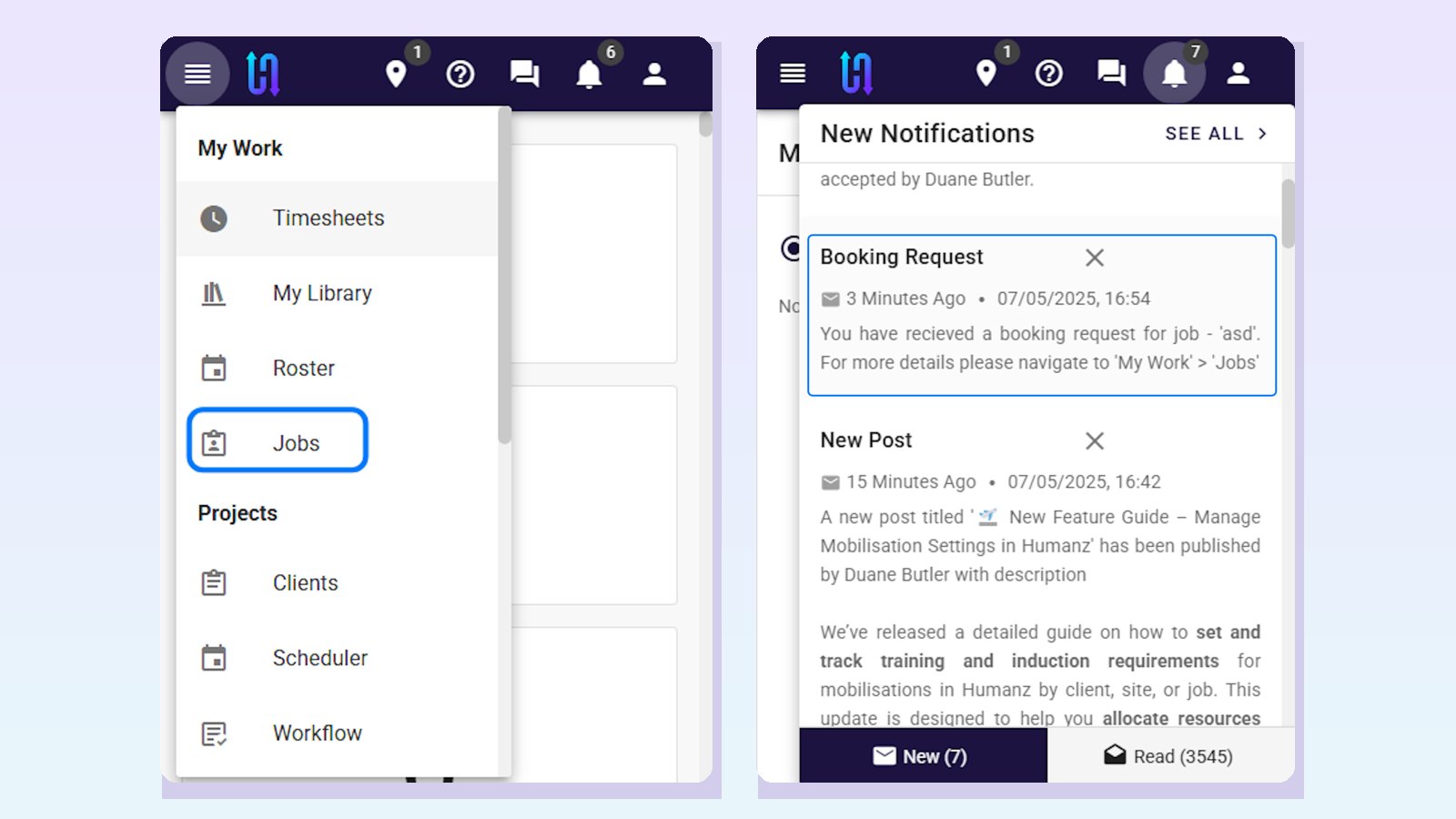 Internal resource booking: stop resourcing jobs through group chats